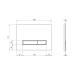 Qtap Nest Клавіша лінійна Black glass 175х245х4mm