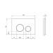 Qtap Nest Клавіша кругла Black mat 150х220х13mm