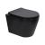Унітаз підвісний Scorpio Ultra Quiet сидіння Slim Duroplast/Soft-close/Quick relase 520x365x365 мм MATT BLACK Qtap