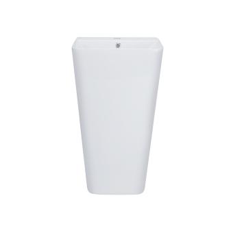 Раковина Tern підлогова моноблок без донного клапана White Qtap
