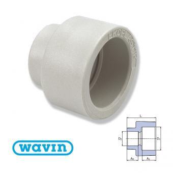 Муфта перехідна EKOPLASTIK WAVIN 25Х20 муфтова