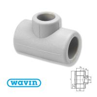Трійник EKOPLASTIK WAVIN 50х40х50